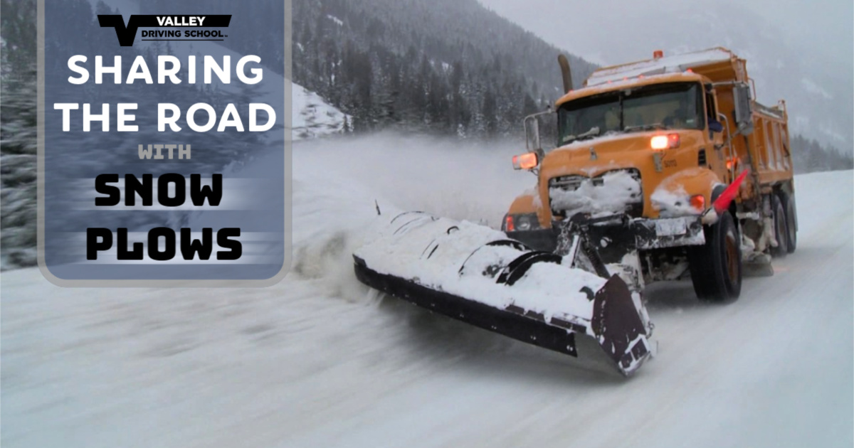 Sharing the Road Snow Plows